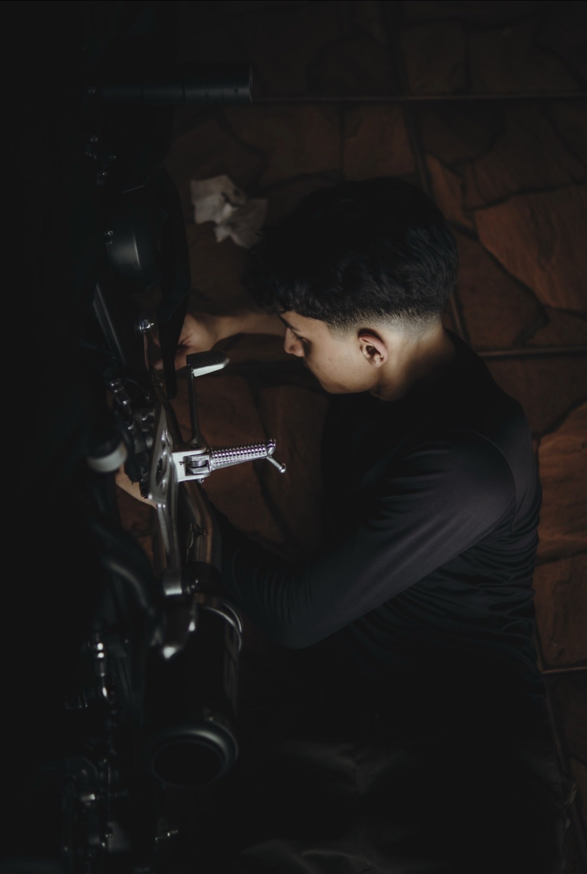 Ensaio fotográfico com motocicleta — foto 15